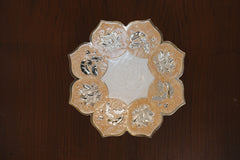 Exquisite Silver-Plated Lotus Platter – Timeless Elegance for Your Home