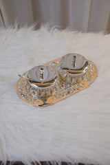 Exquisite Silver-Plated Mukhwas Bowl Set – A Timeless Luxury for Every Occasion