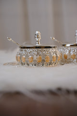 Exquisite Silver-Plated Mukhwas Bowl Set – A Timeless Luxury for Every Occasion