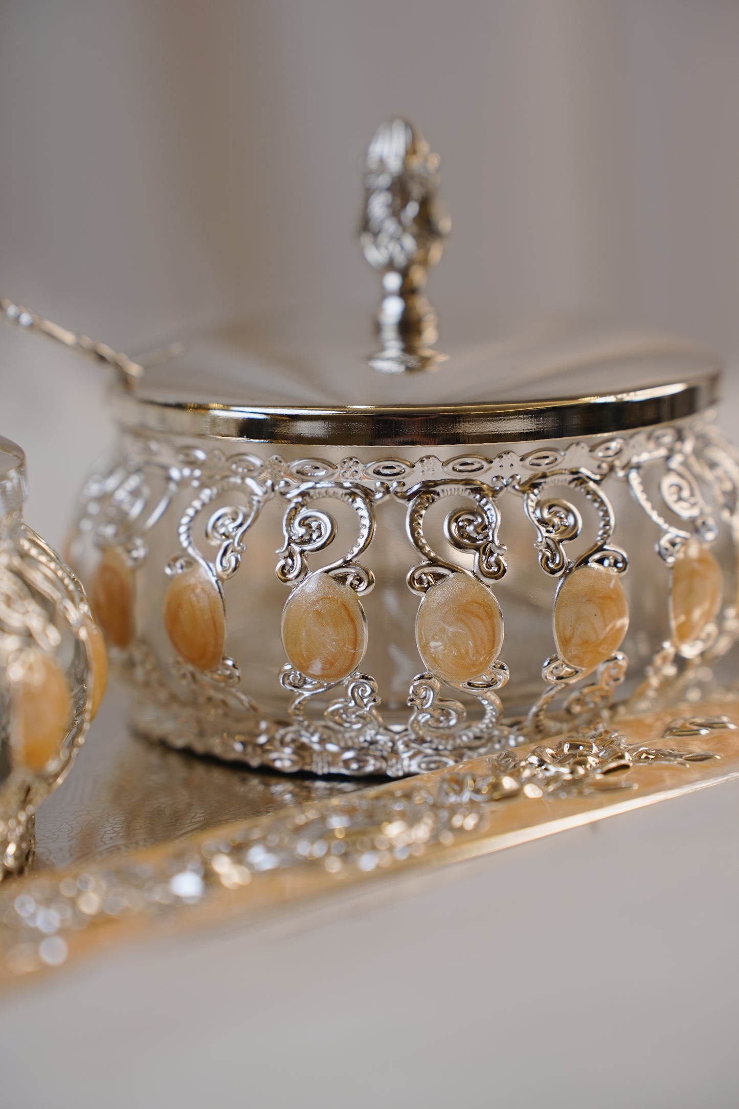 Exquisite Silver-Plated Mukhwas Bowl Set – A Timeless Luxury for Every Occasion