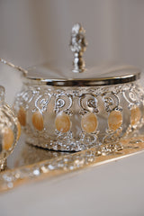 Exquisite Silver-Plated Mukhwas Bowl Set – A Timeless Luxury for Every Occasion
