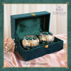 Luxury Silver-Plated Two Bowls Gift Set