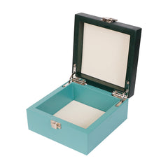 Silver Plated Shiv Parvati Box | 5x5 Brass Décor & Gift Box by Siansh