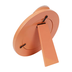 Pink Baby Photo Frame – Silver-Plated Round Brass Frame with Unicorn Design | Dia 6” | Ideal for Baby Showers & Gifting