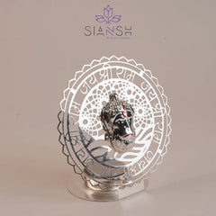 Silver Plated Hanumanji T-Light Holder for Divine Décor | Siansh Luxury Gifting