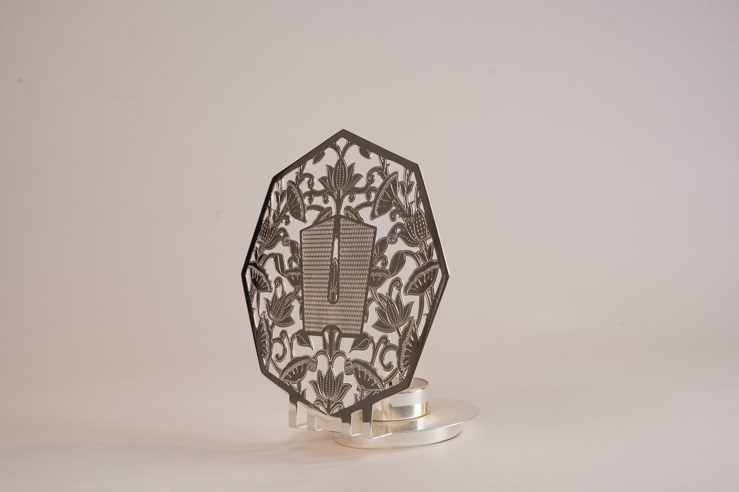 Silver Plated Tirupati T-Light for Pooja & Décor | Siansh Luxury Gifting