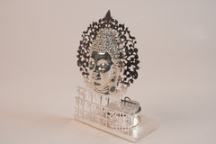 Silver Plated Buddha T-Light Holder for Pooja & Décor | By Siansh