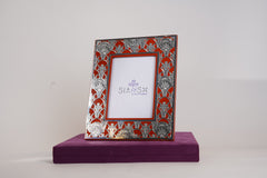Silver Plated Etched Photo Frame – Elegant Décor & Gifting | 10x9" | Siansh Luxury Collection