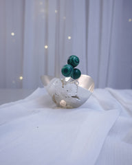 Luxury Silver-Plated Leaf Maple Boat Shaped Bowl