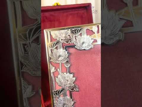 Silver-Plated Decorative Photo Frame – Wedding & Gift Keepsake