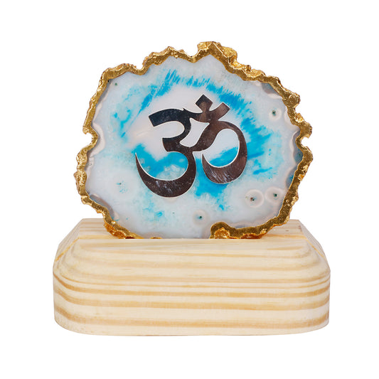 Agate Silver PlatedOm