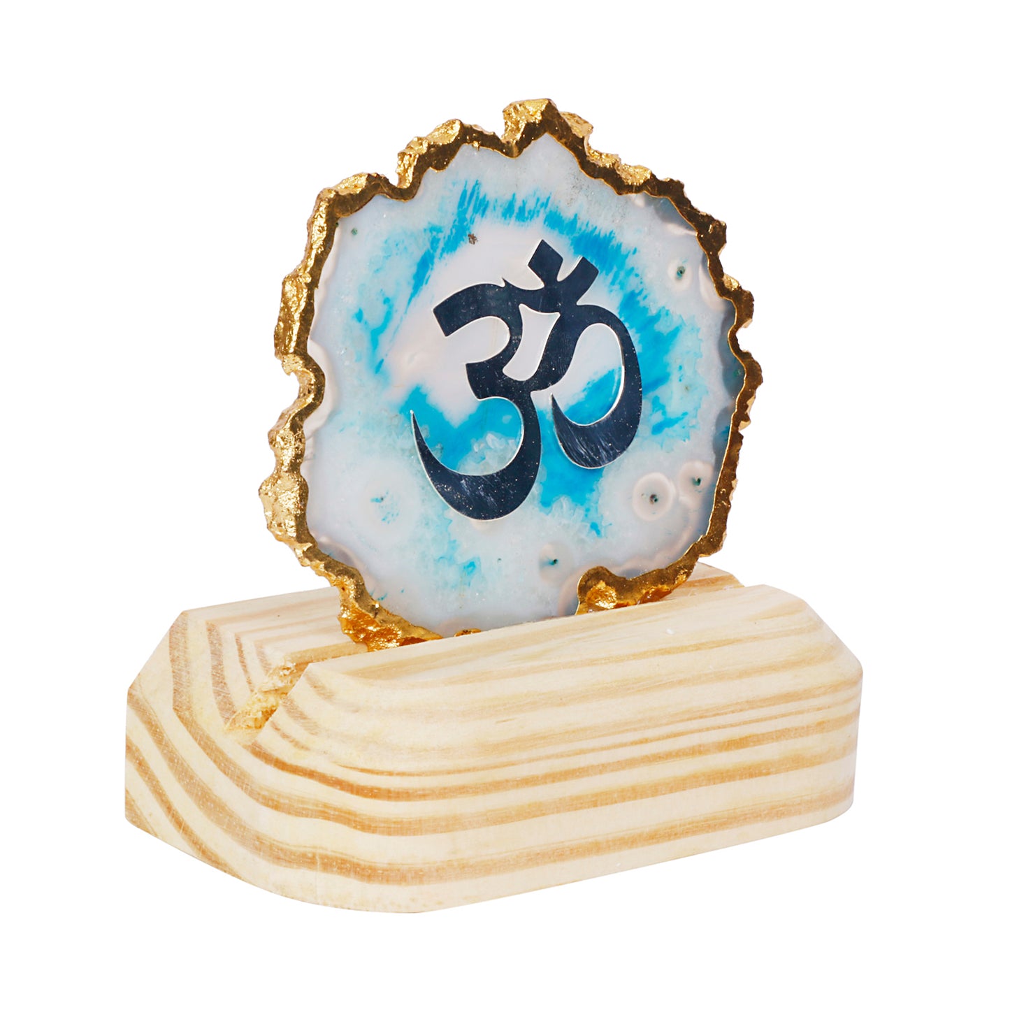 Agate Silver PlatedOm