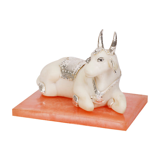 Silver plated Nandi ji