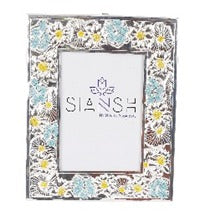 Silver Plated Photo Frame With Stone