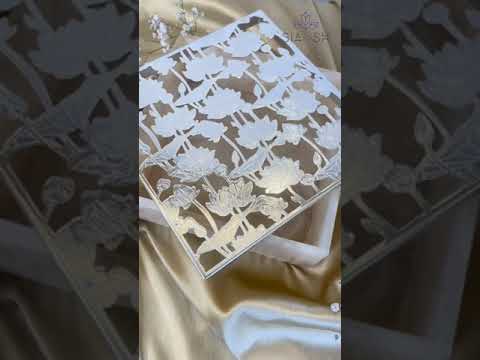 Luxury Silver-Plated Lotus Resin Box – Elegant Home Décor & Gifting Essential