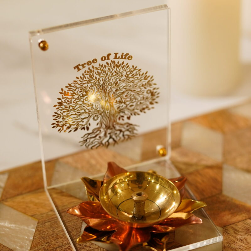 Brass Diya (Wish Tree)