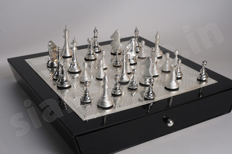 Brass/ silver Plated Chess