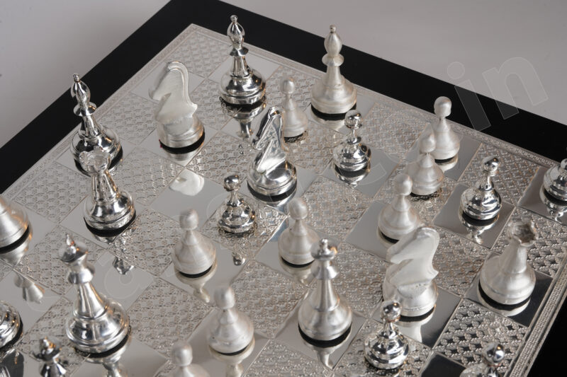 Brass/ silver Plated Chess